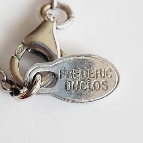 Frederic Duclos Sterling Silver Love Knot 40 in Long Necklace - Picture 5 of 9